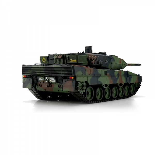 Leopard 2 A6 PRO Version Torro Edition 2,4 GHz R&S Metallgetriebe Metallschwingarme Metall-Treib.-/Leiträder Metallketten BB+IR V6.0